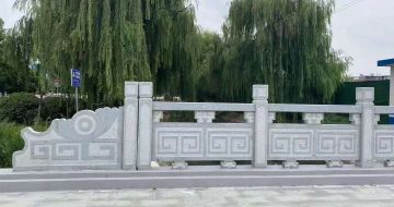 孝感 芝麻灰桥栏杆、河道栏杆安装效果