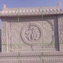 孝感 芝麻白花岗岩屏风，照壁，影壁