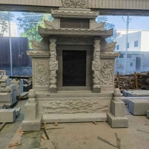 孝感 芝麻灰高档墓碑、土墓，一套也支持定做
