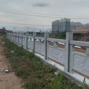 孝感 石材河道栏杆