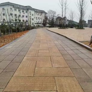 孝感仿古石铺装效果