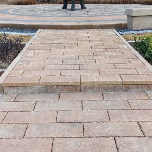 孝感仿古石铺装效果