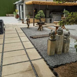 孝感仿古石铺装效果