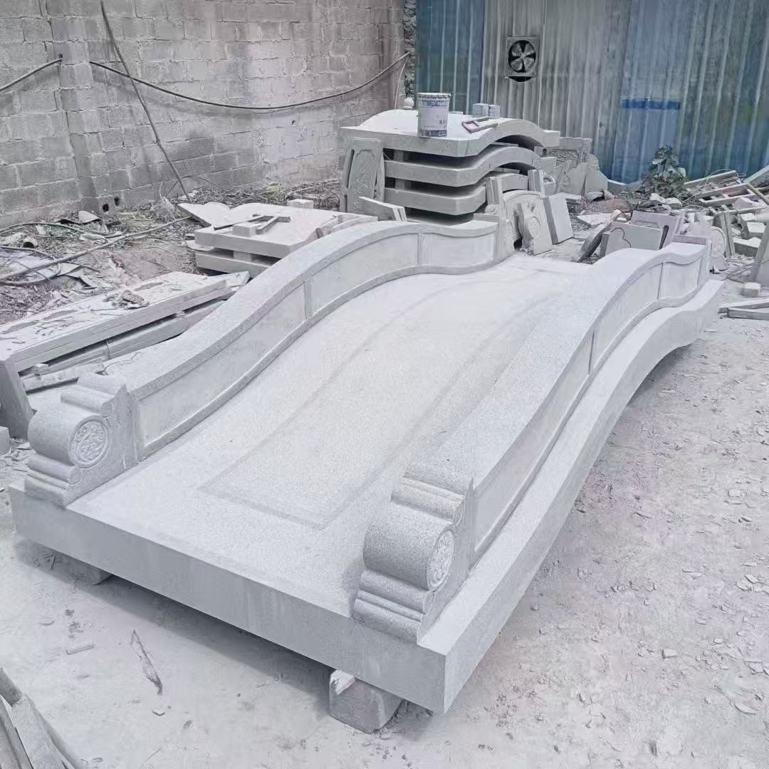 孝感 芝麻灰花岗岩园林景观 小石桥