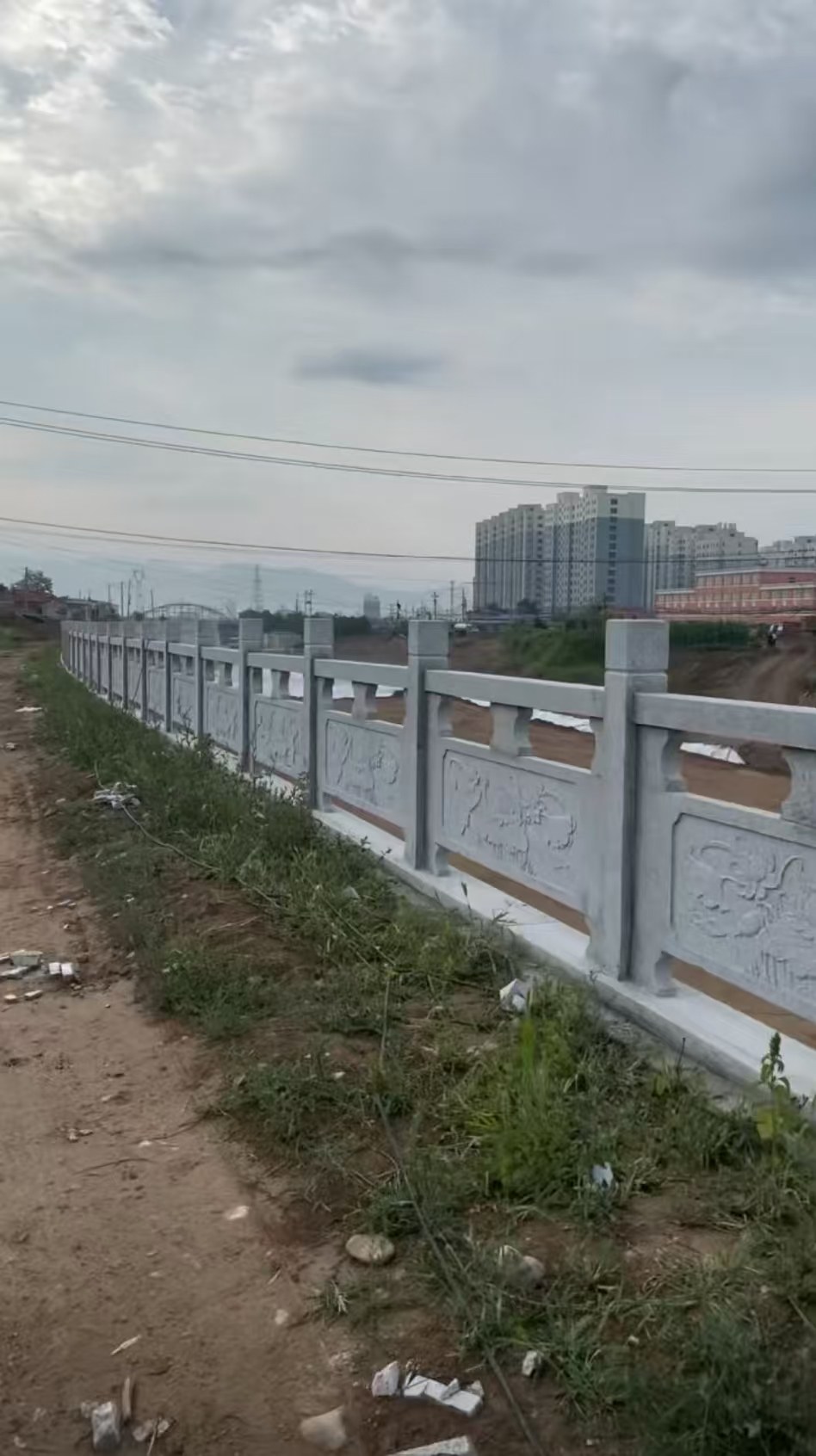 孝感 石材河道栏杆