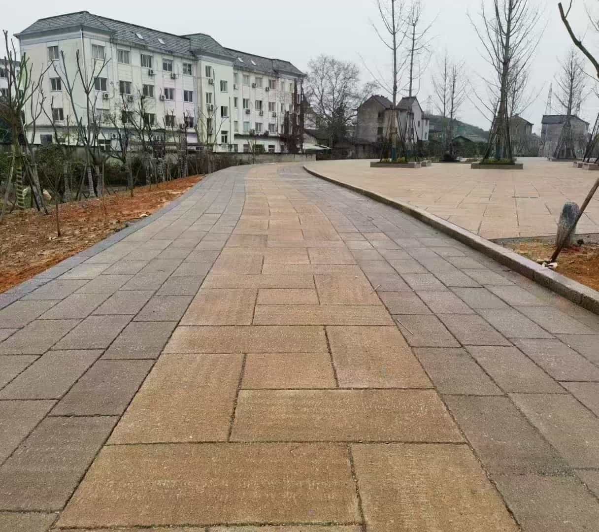孝感仿古石铺装效果