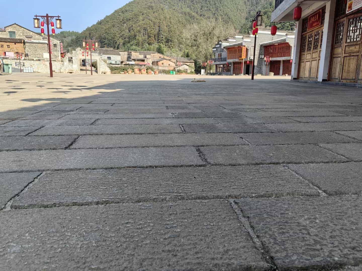 孝感仿古石铺装效果