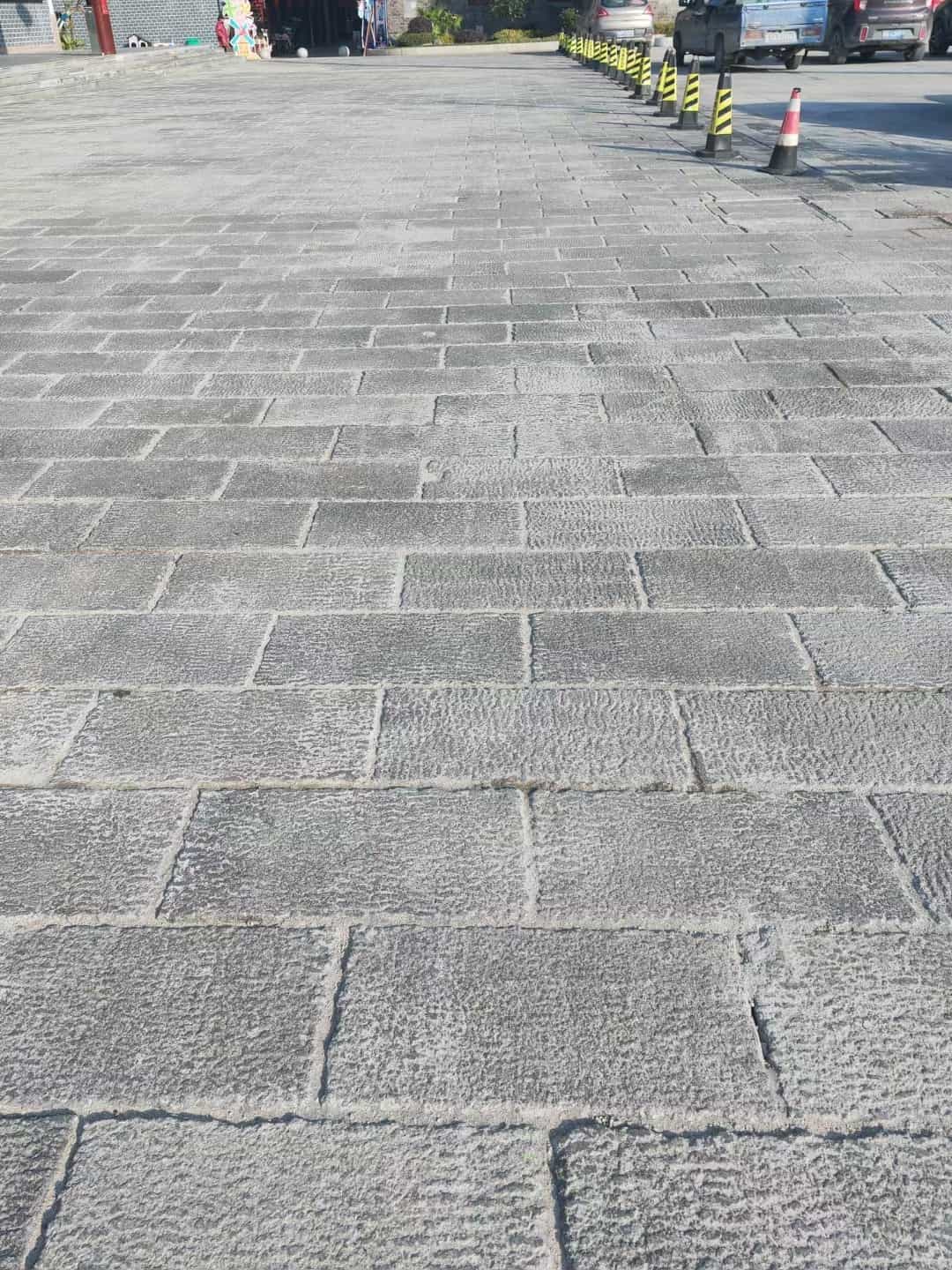 孝感仿古石铺装效果