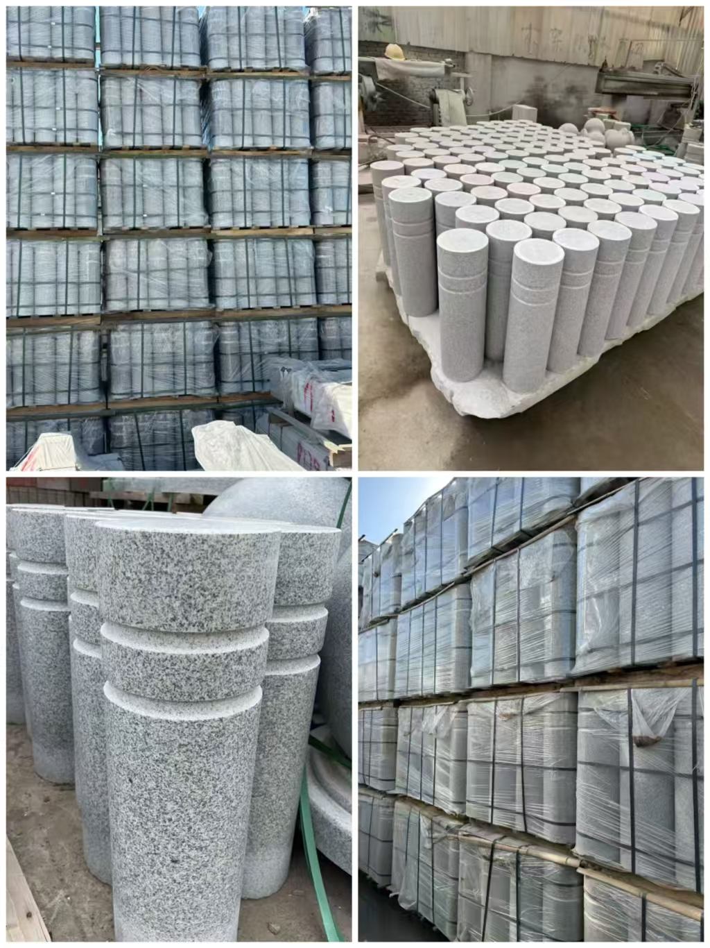 孝感 芝麻白花岗岩挡车柱、隔离柱多少钱