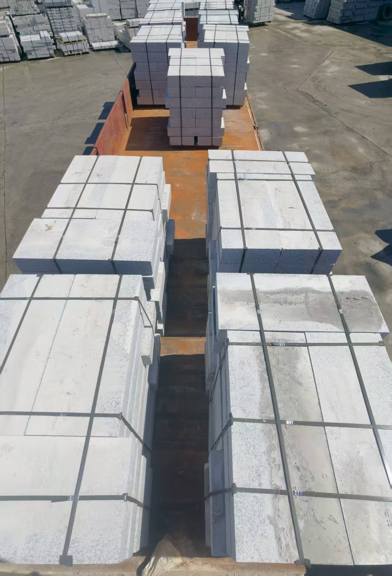 孝感 路沿石装车出货