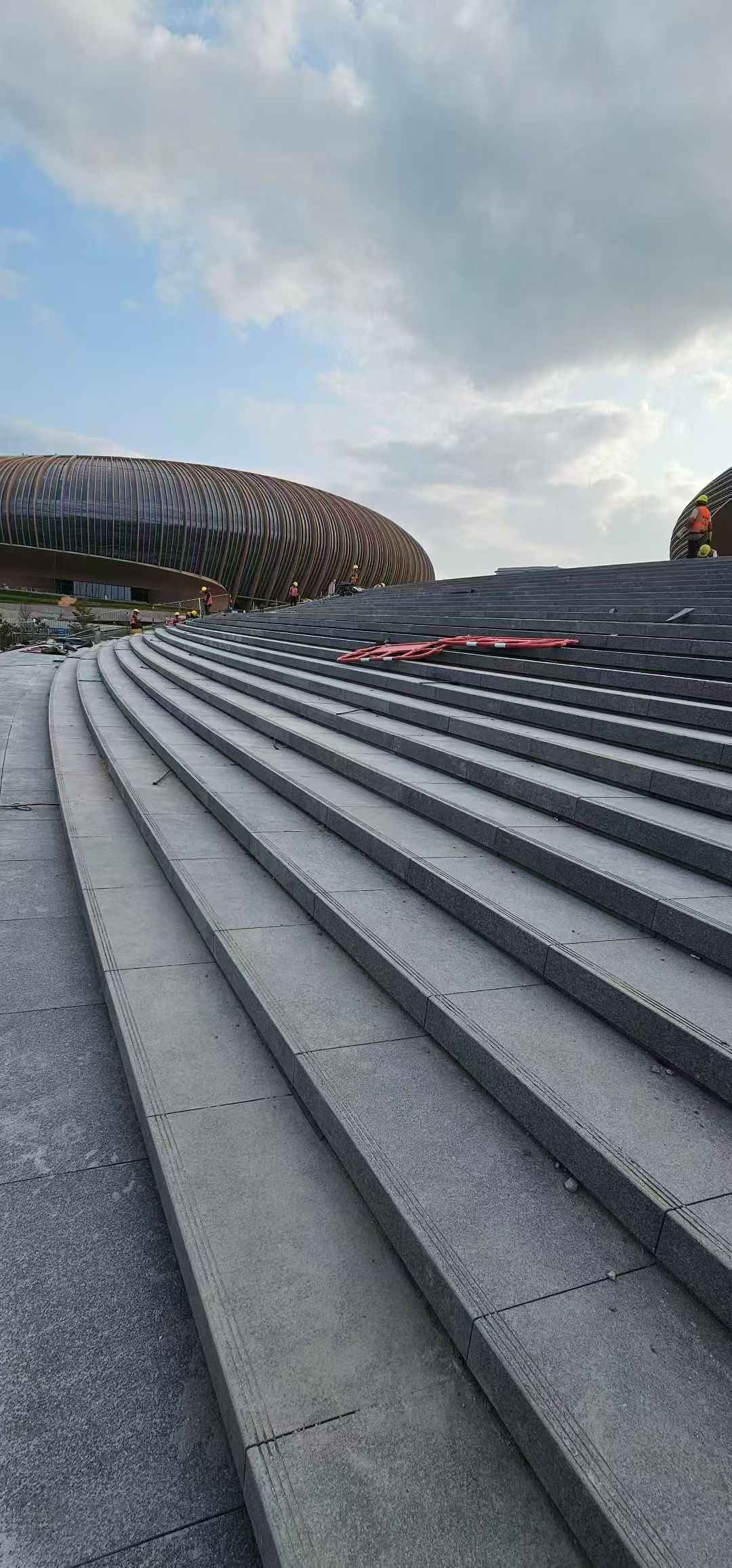 孝感 弧形整石台阶铺装效果图