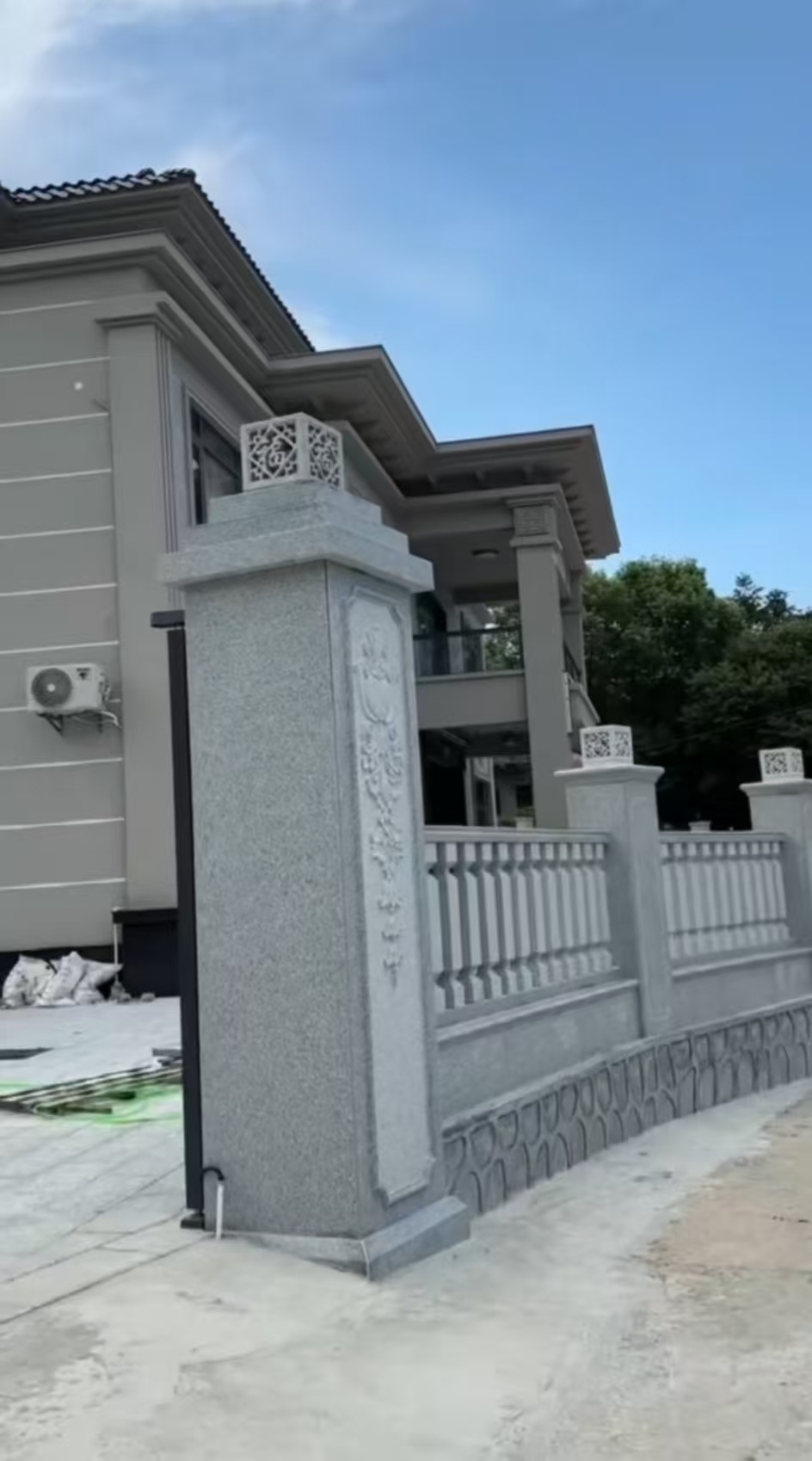 孝感 芝麻白别墅围墙栏杆，私人订制
