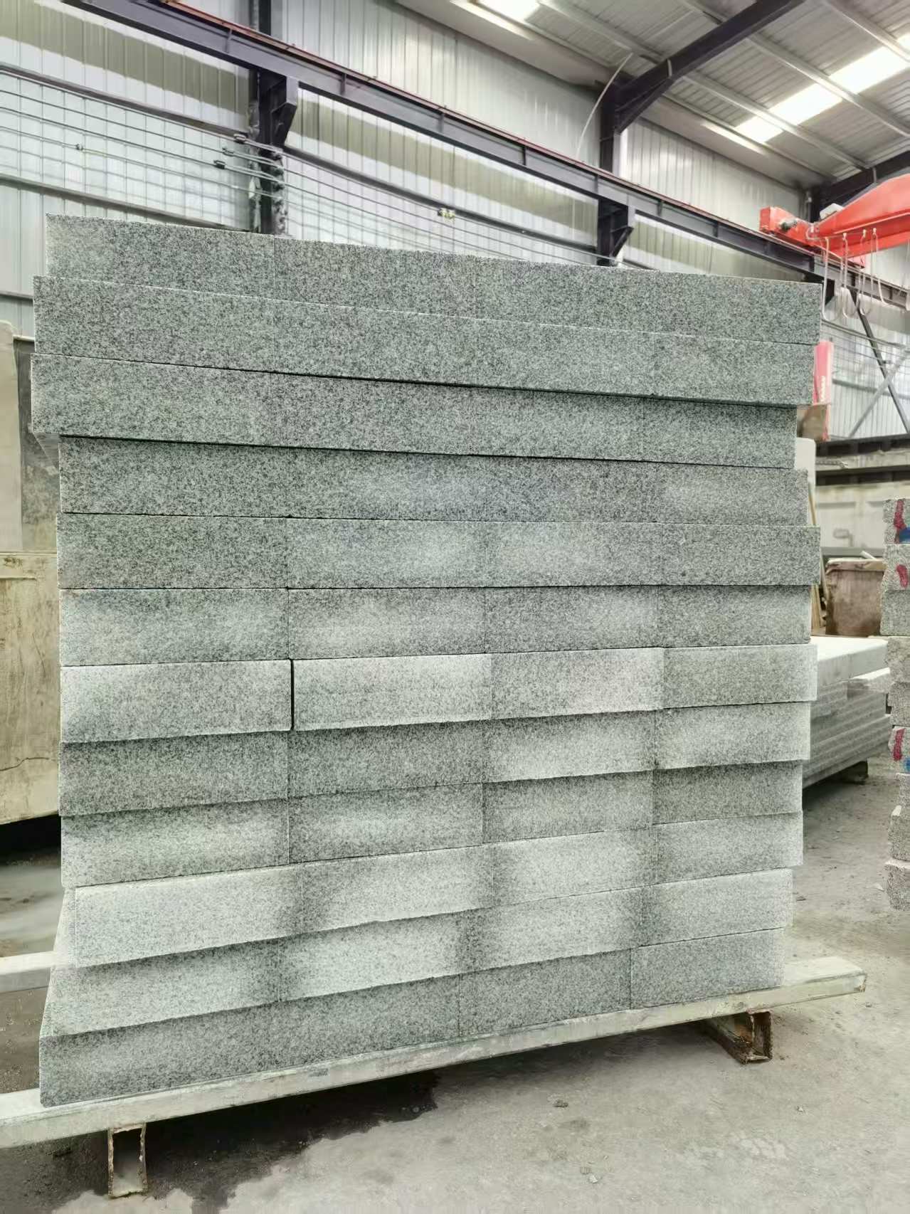 孝感 芝麻白10公分300*600广场地铺，A料定制，尺寸标准，厚薄均匀